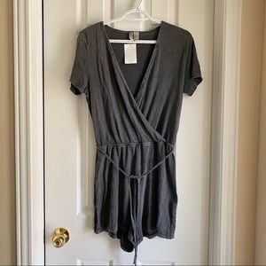 NWT - H&M - Faded Denim Romper